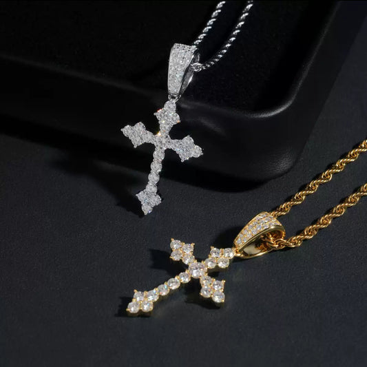 Luminous Faith Moissanite Pendant