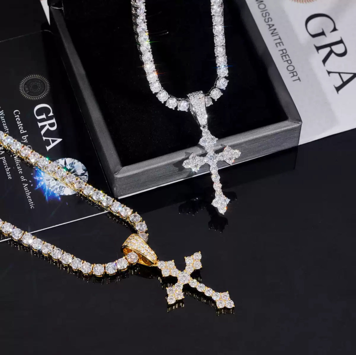 Luminous Faith Moissanite Pendant