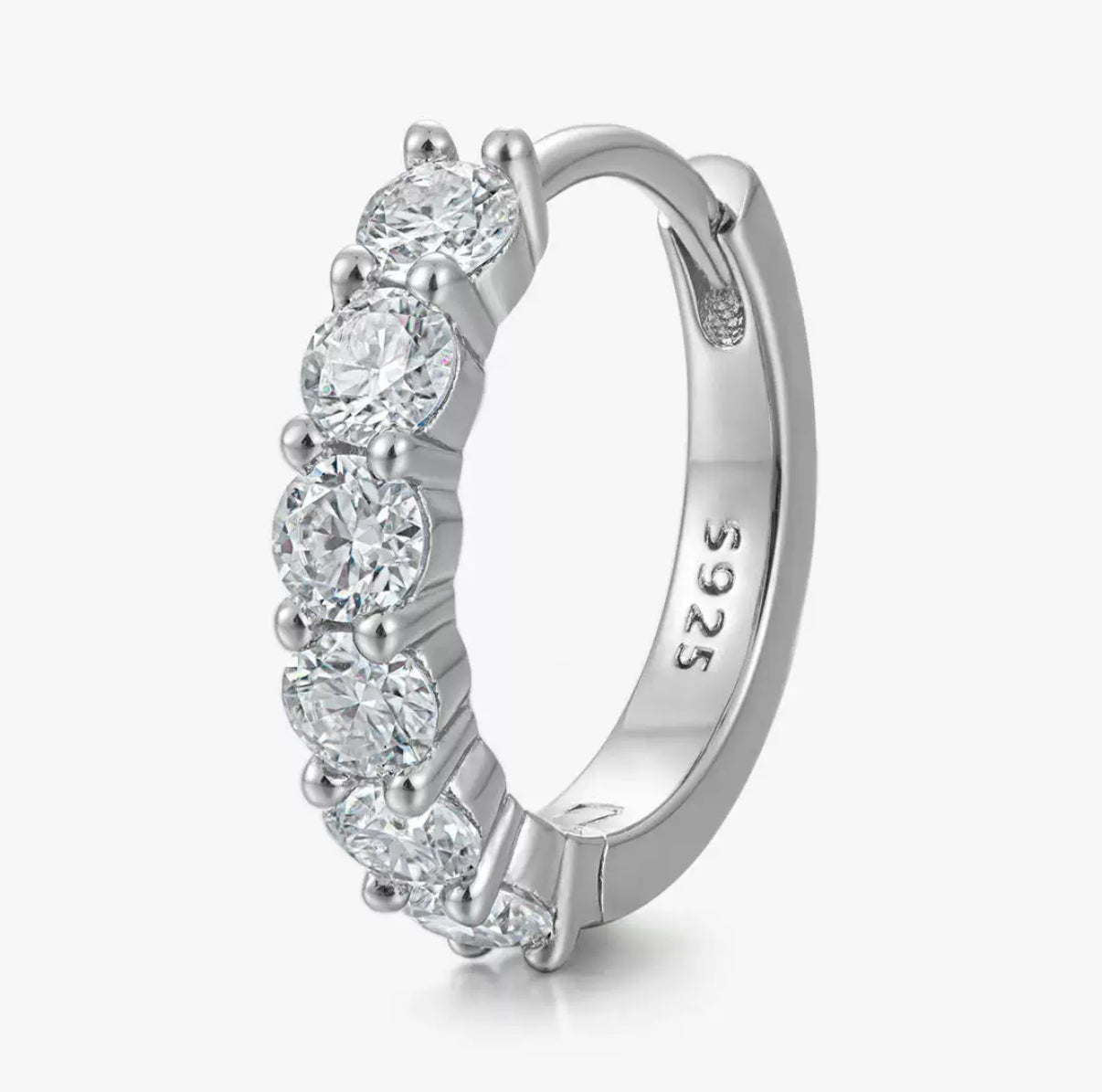 Iced Out Ring Pierce【Moissanite】