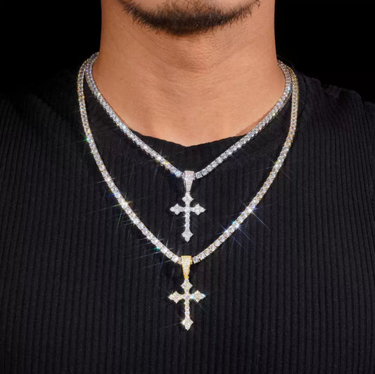 Luminous Faith Moissanite Pendant