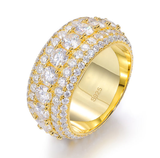 Iced Out Tennis Cubic Ring【Moissanite】
