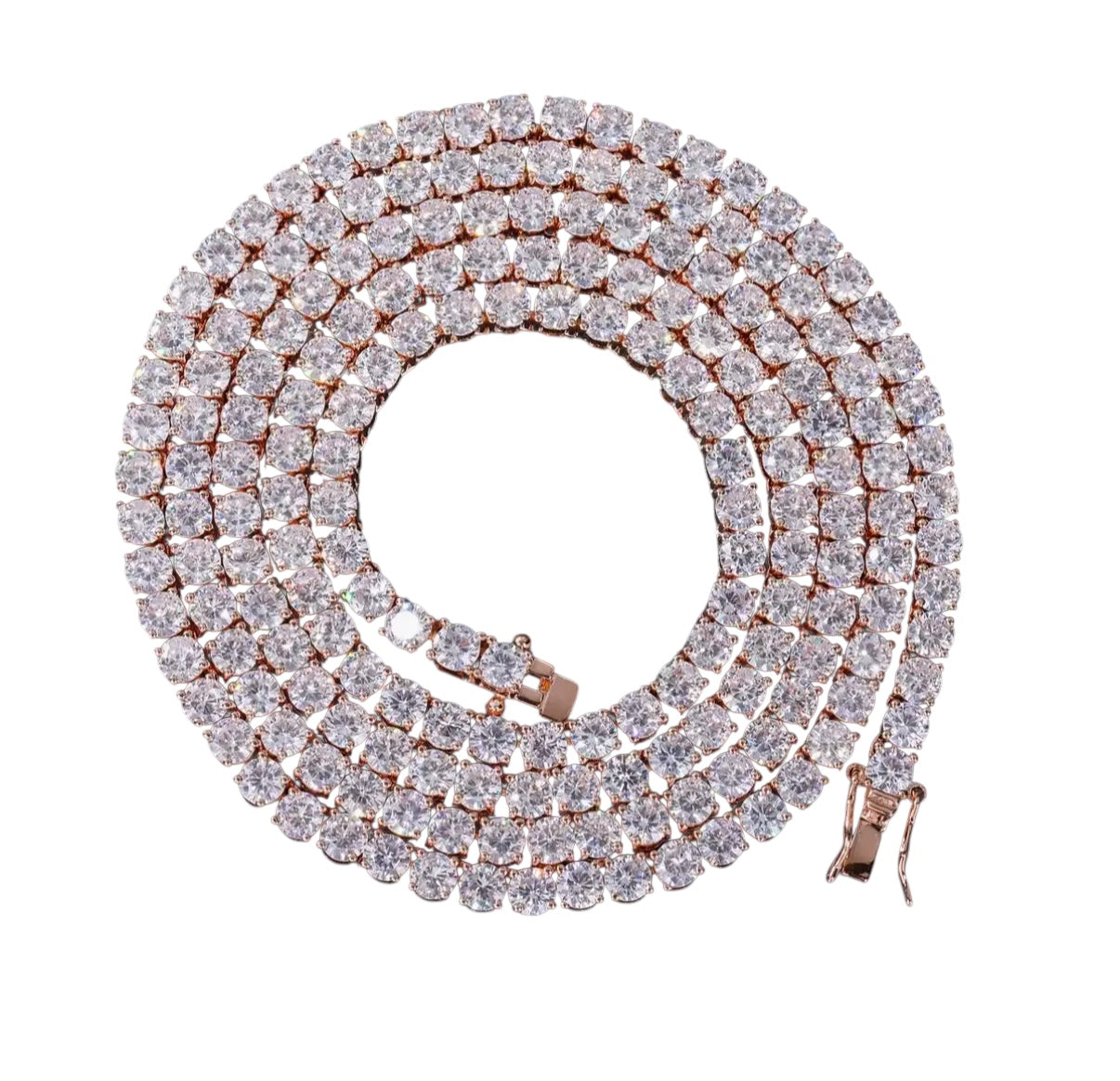 【2-6.5mm】Tennis Chain Necklace【Moissanite】