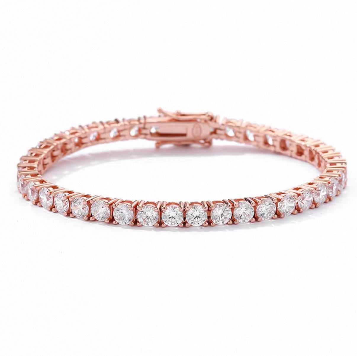 【2-6.5mm】Tennis Chain Bracelet【Moissanite】