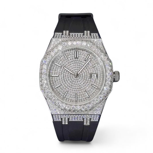 Imperial Royal Diamond Watch【Moissanite/SILVER】