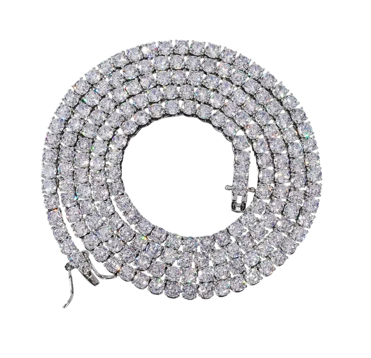 【2-6.5mm】Tennis Chain Necklace【Moissanite】