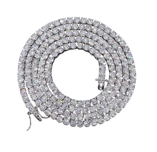 【2-6.5mm】Tennis Chain Necklace【Moissanite】