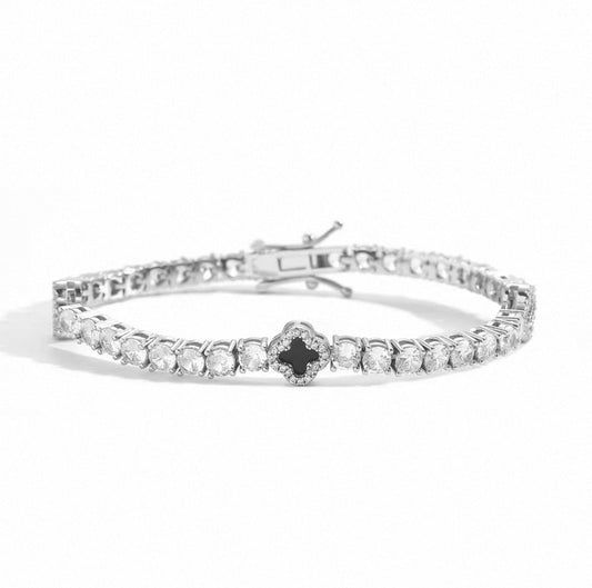 Clover Tennis Bracelet【Moissanite】