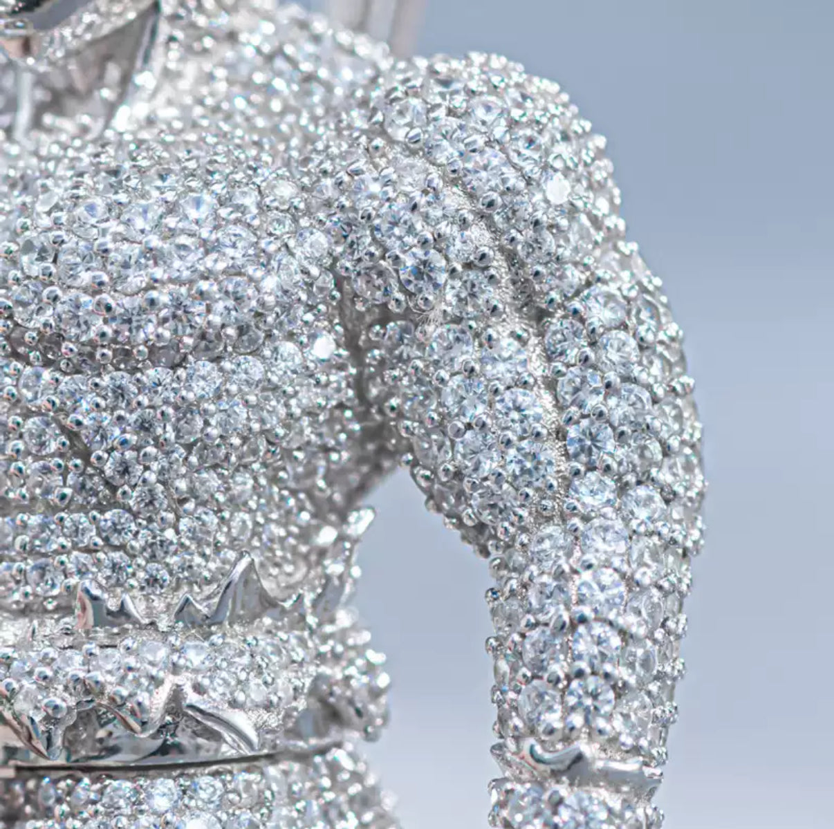 Custom Supersaiya People Full Iced Out Pendant