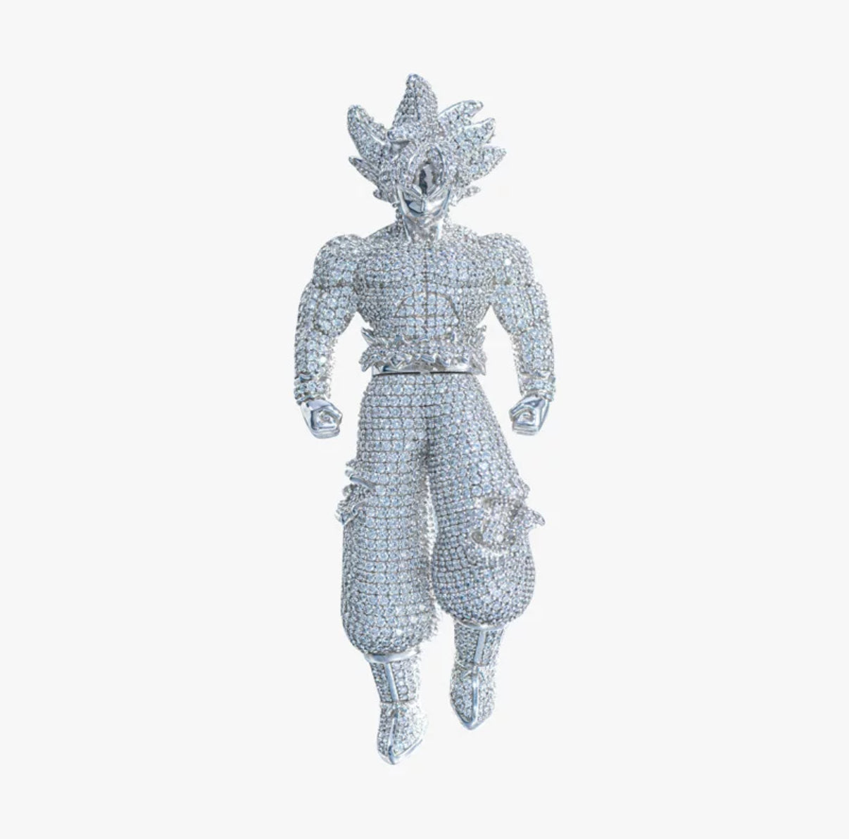 Custom Supersaiya People Full Iced Out Pendant