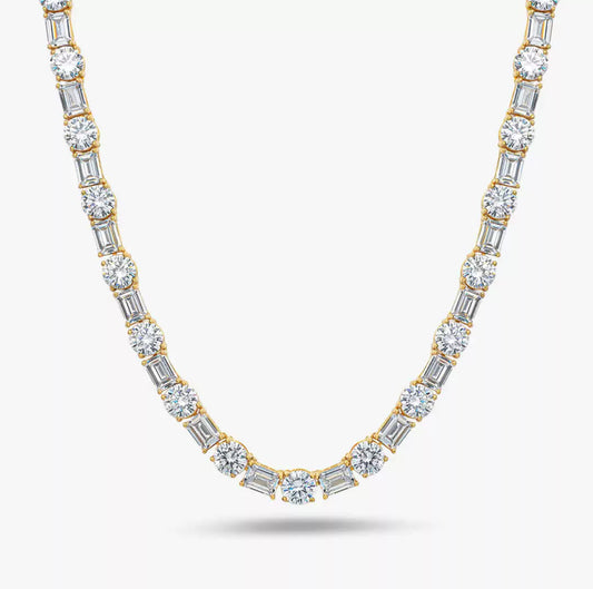 Celestial Shine Tennis Necklace