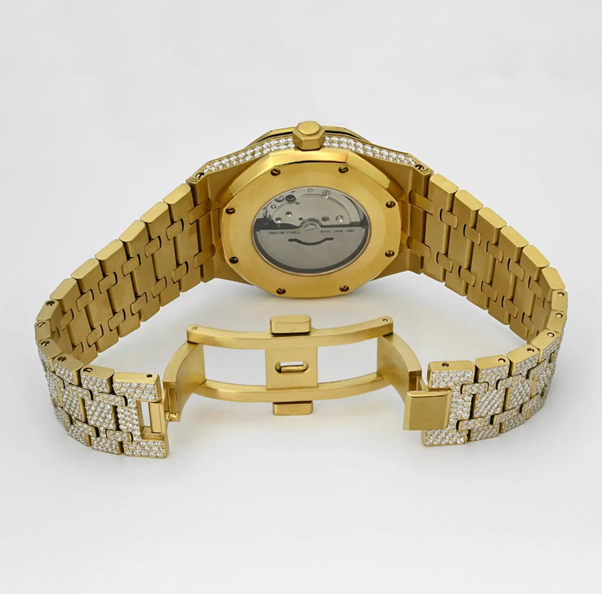 Iced Out Royal Diamond Watch【Moissanite/GOLD】